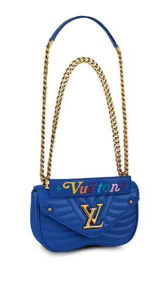 Louis Vuitton Outlet NEW WAVE CHAIN BAG PM M53924 Bleu Neon