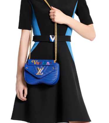 Louis Vuitton Outlet NEW WAVE CHAIN BAG PM M53924 Bleu Neon