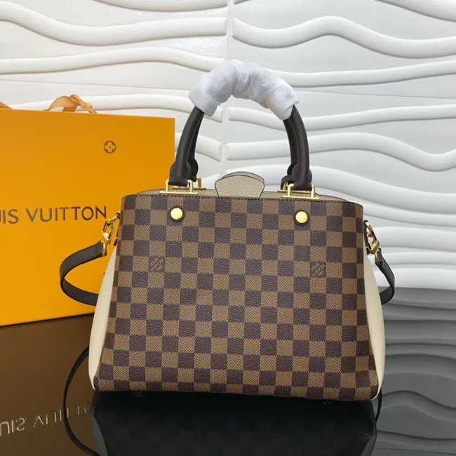 Louis Vuitton Outlet Original Damier Ebene Canvas M41674 cream