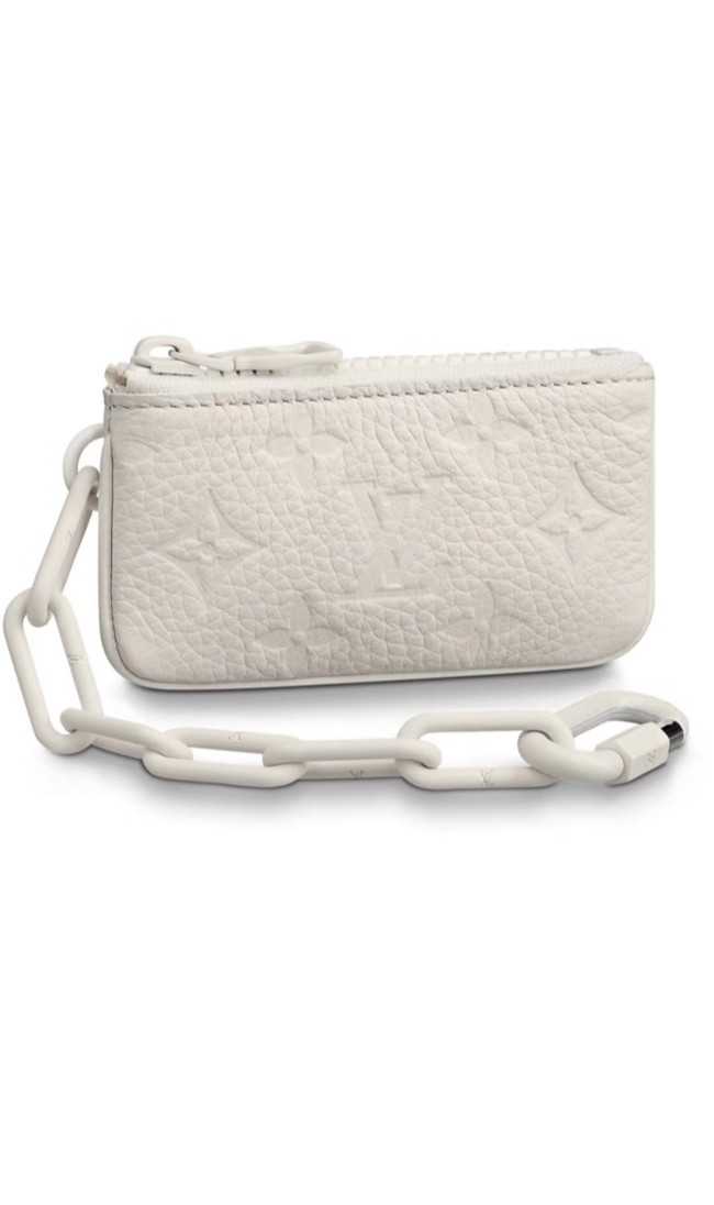 Louis Vuitton Outlet Monogram Empreinte KEY POUCH M44487 white