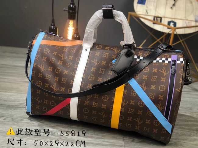 Louis Vuitton Outlet KEEPALL BANDOULIERE 50 travel bag M55819