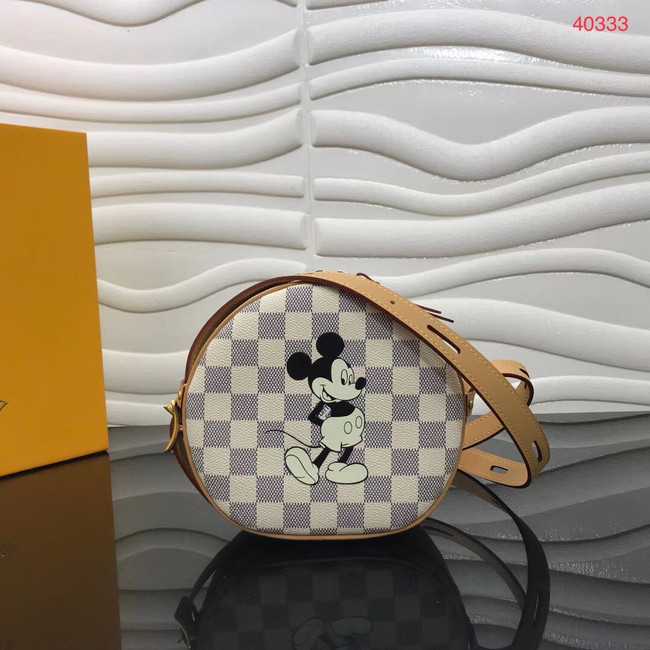 Louis Vuitton Outlet Damier Azur Canvas BOITE CHAPEAU SOUPLE Disney x Mickey Mouse 40333