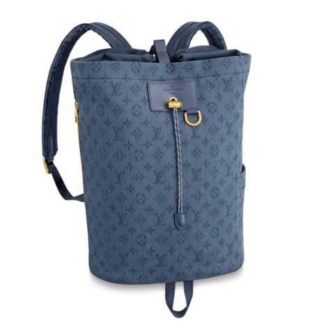 Louis Vuitton Outlet original Monogram Denim CHALK M44617 blue