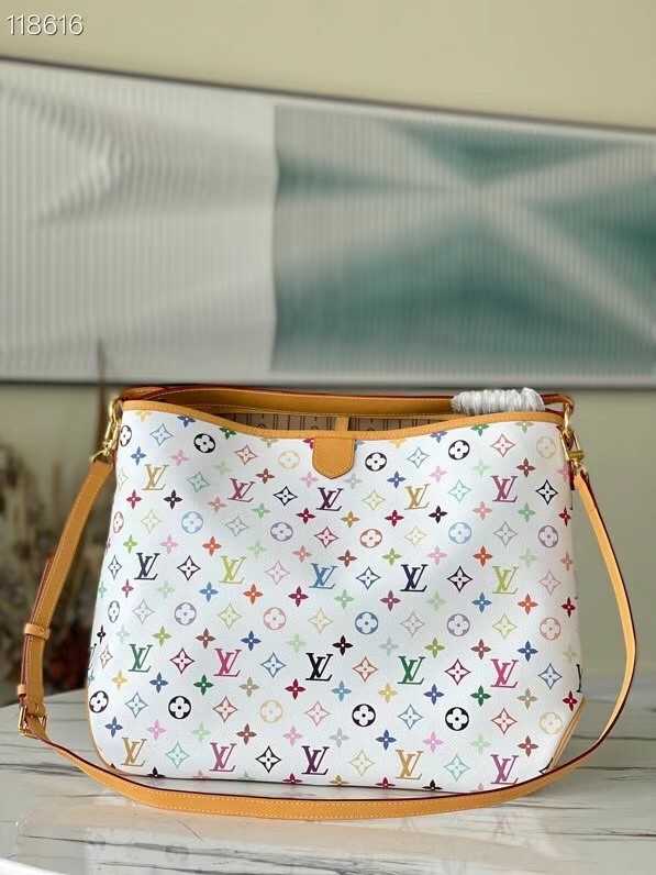 Louis Vuitton Outlet Monogram Canvas Original Leather M40353 white