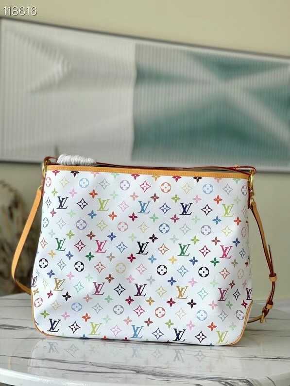 Louis Vuitton Outlet Monogram Canvas Original Leather M40353 white