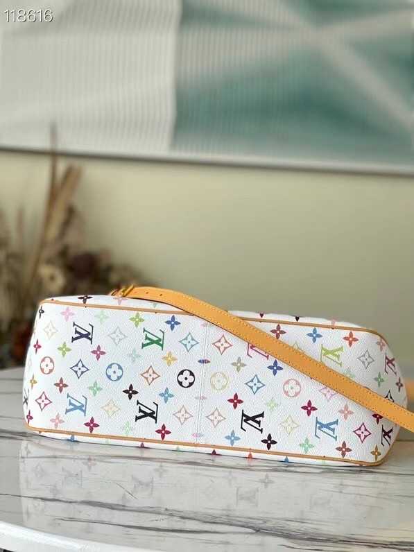 Louis Vuitton Outlet Monogram Canvas Original Leather M40353 white