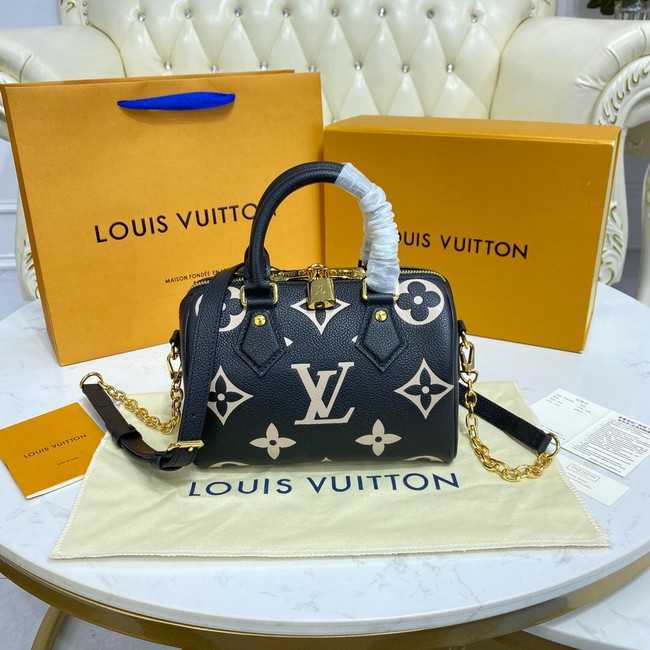 Louis Vuitton Outlet SPEEDY BANDOULIERE 20 M58953 Black&Beige