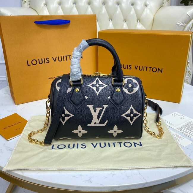 Louis Vuitton Outlet SPEEDY BANDOULIERE 20 M58953 Black&Beige