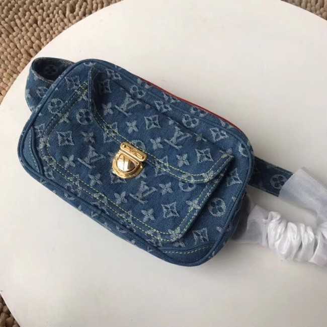 Louis Vuitton Outlet original OUTDOOR Pocket M44466 blue