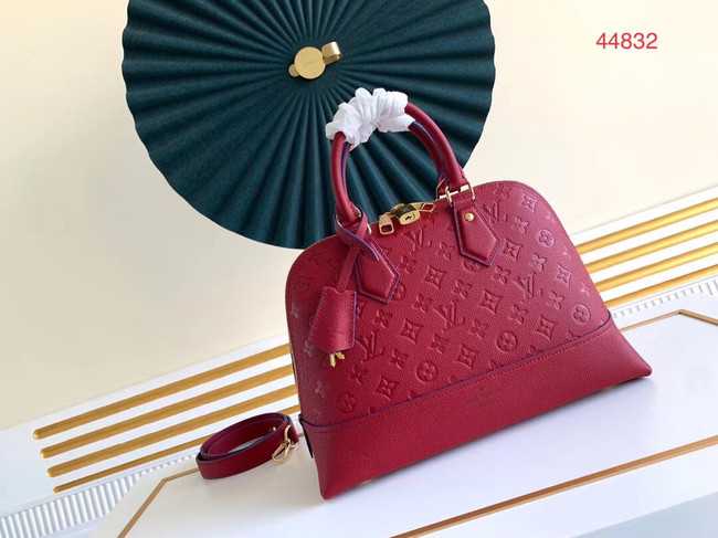 Louis Vuitton Outlet Original Monogram Empreinte NEO ALMA PM M44832 red