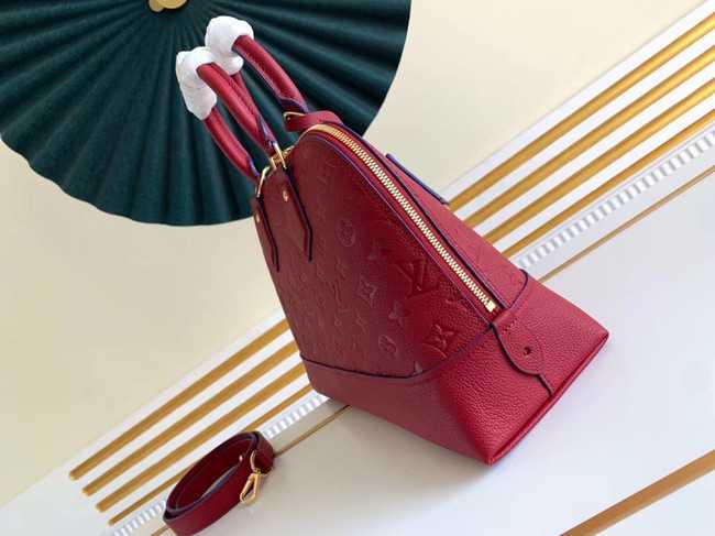 Louis Vuitton Outlet Original Monogram Empreinte NEO ALMA PM M44832 red