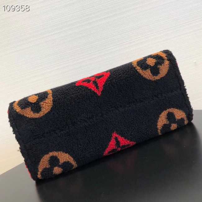 Louis Vuitton Outlet Monogram Canvas Original M44412 black&red