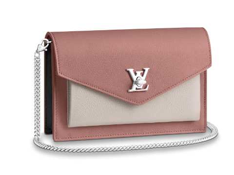 Louis Vuitton Outlet Original MYLOCKME Chain Bag M63471 pink&white