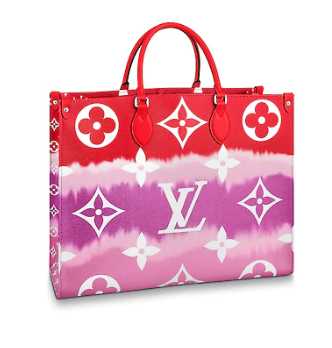 Louis Vuitton Outlet Monogram Canvas Original ONTHEGO M45119 red