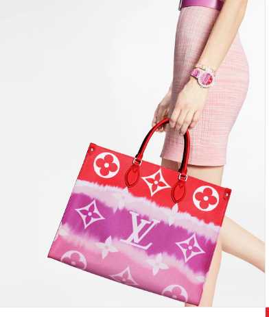 Louis Vuitton Outlet Monogram Canvas Original ONTHEGO M45119 red