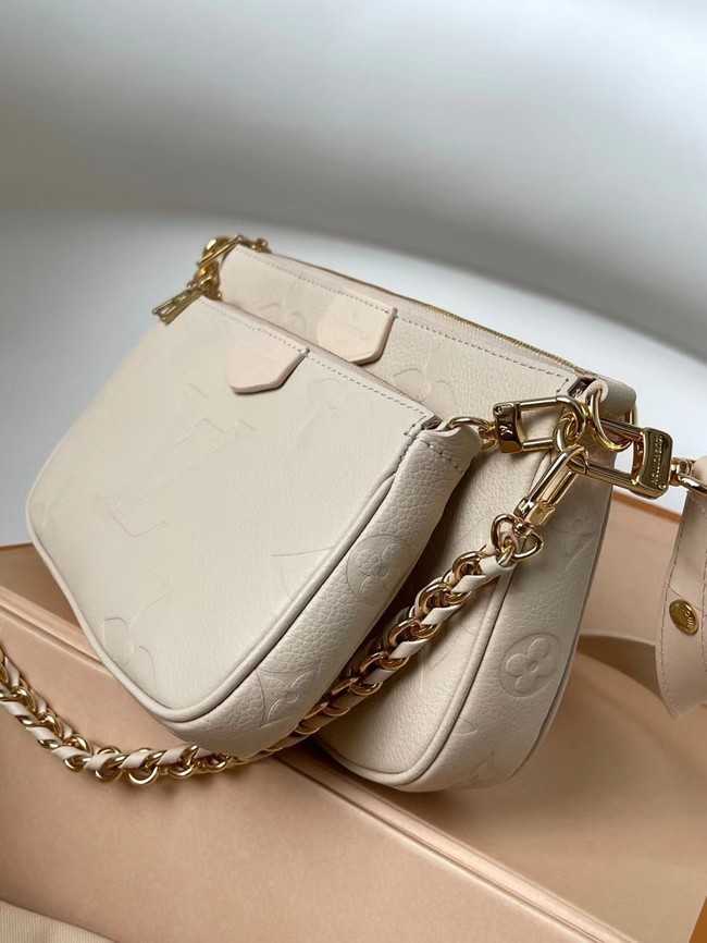 Louis Vuitton Outlet Monogram Empreinte Original Leather M44823 Cream