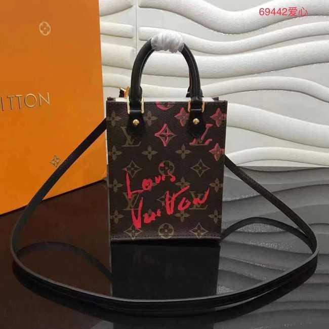 Louis Vuitton Outlet PETIT SAC PLAT M69442 black