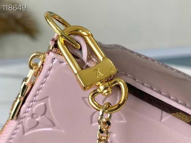 Louis Vuitton Outlet Monogram Vernis MINI POCHETTE ACCESSOIRES M58009 pink