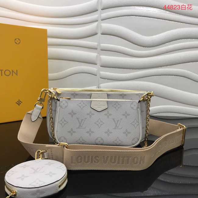 Louis Vuitton Outlet Original Monogram Canvas M44823 white