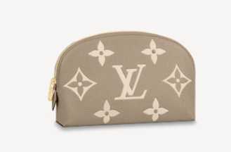 Louis Vuitton Outlet POCHETTE COSMETIQUE PM M59086 Dove Gray&Cream