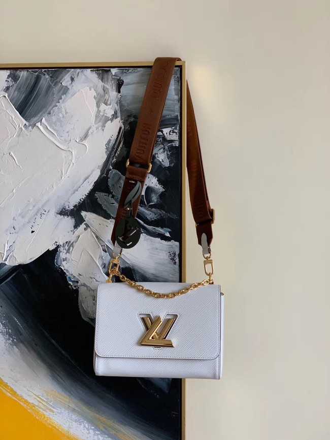 Louis Vuitton Outlet original epi leather TWIST M50280 white