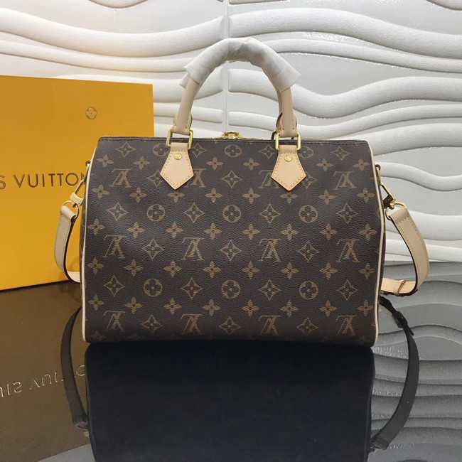 Louis Vuitton Outlet original leather SPEEDY 30 Monogram Canvas M41112