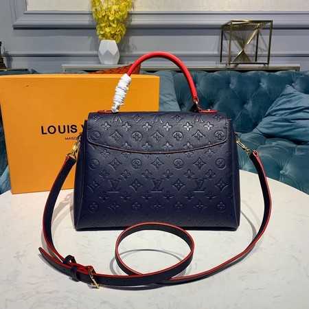 Louis Vuitton Outlet Georges MM Monogram Empreinte Original Leather M53944 Navy