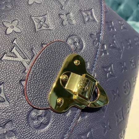 Louis Vuitton Outlet Georges MM Monogram Empreinte Original Leather M53944 Navy