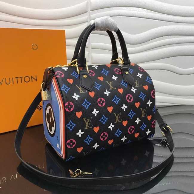 Louis Vuitton Outlet GAME ON SPEEDY BANDOULIERE 25 M57466 black