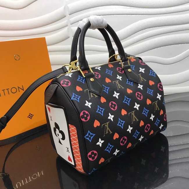 Louis Vuitton Outlet GAME ON SPEEDY BANDOULIERE 25 M57466 black