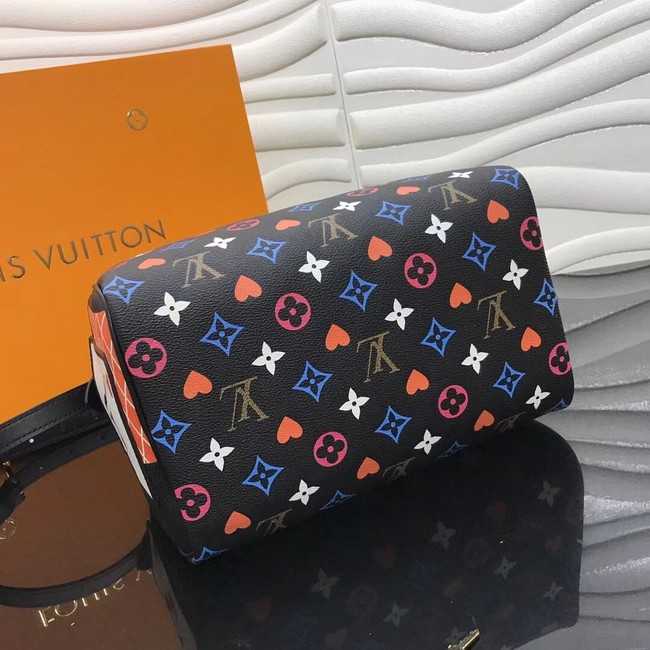 Louis Vuitton Outlet GAME ON SPEEDY BANDOULIERE 25 M57466 black