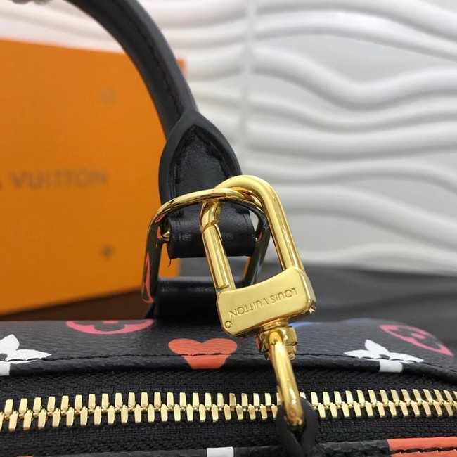 Louis Vuitton Outlet GAME ON SPEEDY BANDOULIERE 25 M57466 black