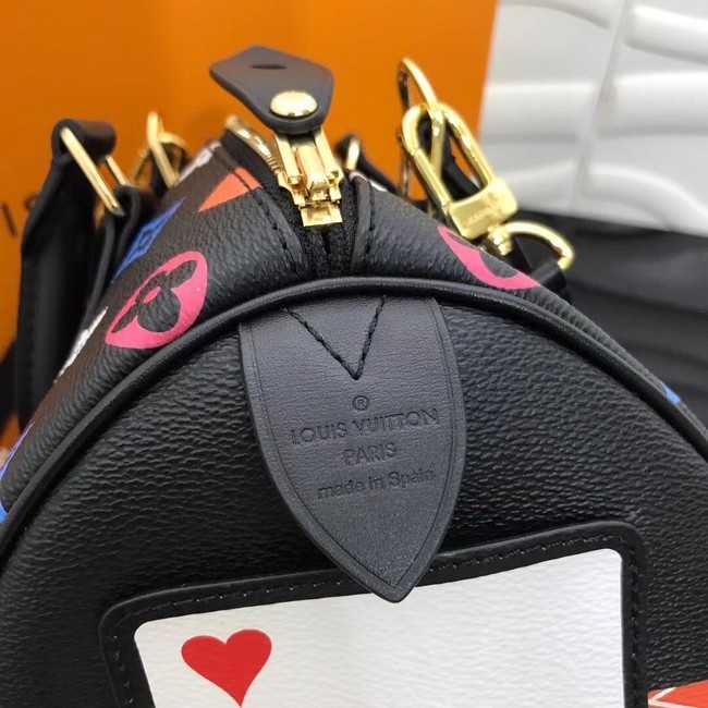 Louis Vuitton Outlet GAME ON SPEEDY BANDOULIERE 25 M57466 black