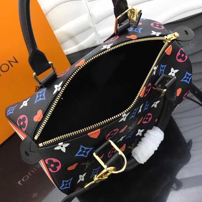 Louis Vuitton Outlet GAME ON SPEEDY BANDOULIERE 25 M57466 black