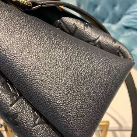 Louis Vuitton Outlet Georges MM Monogram Empreinte Original Leather M53944 Black