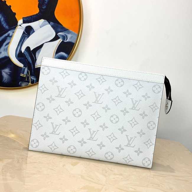 Louis Vuitton Outlet Monogram Canvas Poche Toilette M30420 white