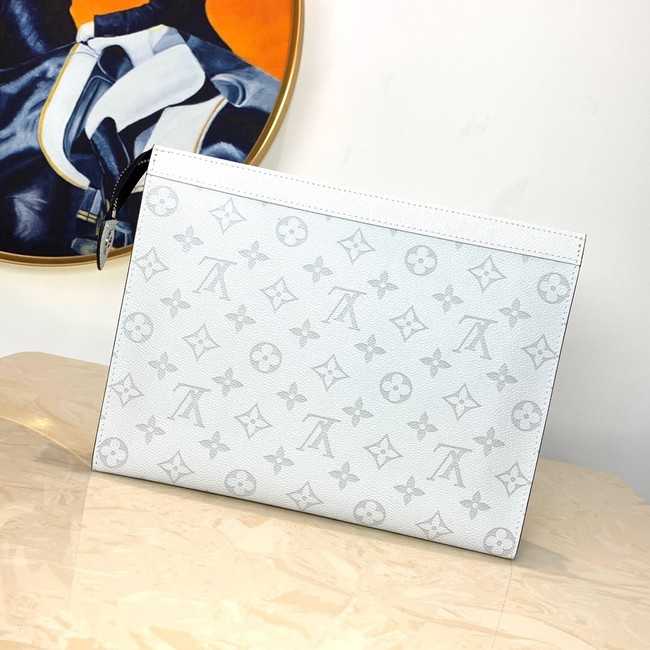 Louis Vuitton Outlet Monogram Canvas Poche Toilette M30420 white