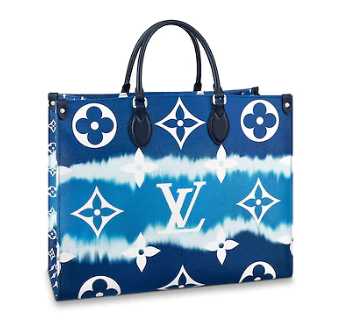 Louis Vuitton Outlet Monogram Canvas Original ONTHEGO M45119 blue