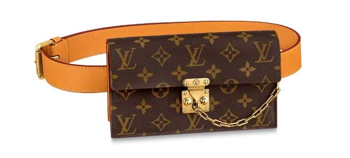 Louis Vuitton Outlet S LOCK Chain waist pocket M44667