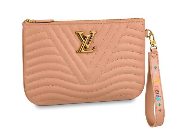 Louis Vuitton Outlet NEW WAVE Zipper Clutch bag M67500 Noisette