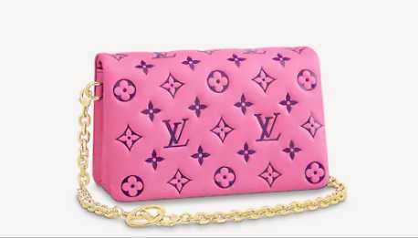 Louis Vuitton Outlet POCHETTE COUSSIN M80745 Pink & Purple