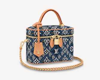 Louis Vuitton Outlet SINCE 1854 VANITY PM M57403 blue