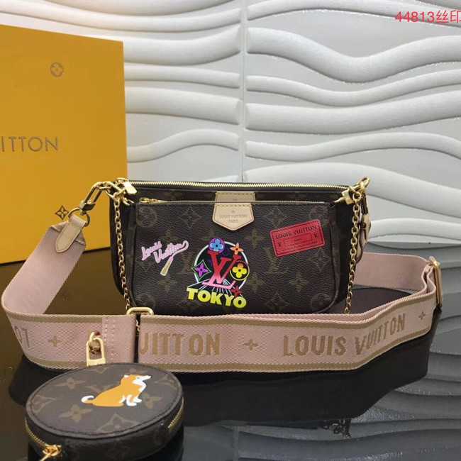 Louis Vuitton Outlet Original Monogram Canvas M44813 pink