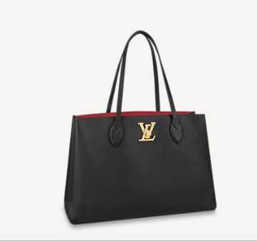 Louis Vuitton Outlet original LOCKME SHOPPER M57345 black