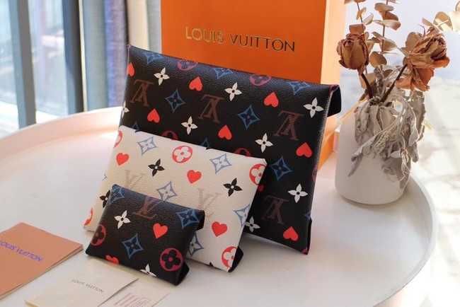 Louis Vuitton Outlet original POCHETTE KIRIGAMI M67600 black&white