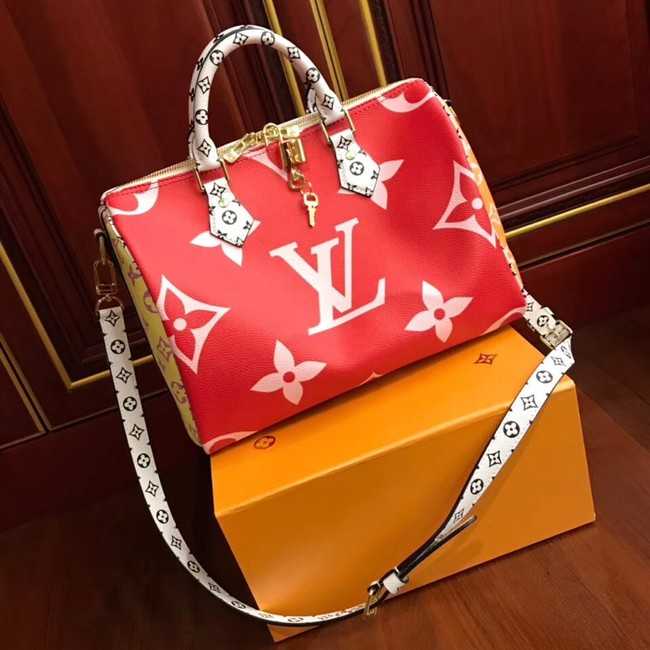 Louis Vuitton Outlet original SPEEDY 30 BANDOULIERE M40391 red