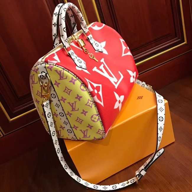 Louis Vuitton Outlet original SPEEDY 30 BANDOULIERE M40391 red