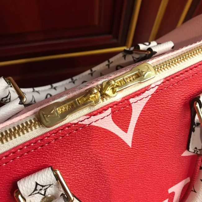 Louis Vuitton Outlet original SPEEDY 30 BANDOULIERE M40391 red