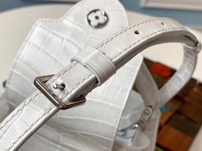 Louis Vuitton Outlet original crocodile CAPUCINES Mini M93163 cream