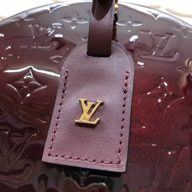 Louis Vuitton Outlet original Monogam vernis BOITE CHAPEAU SOUPLE M53999 purplish